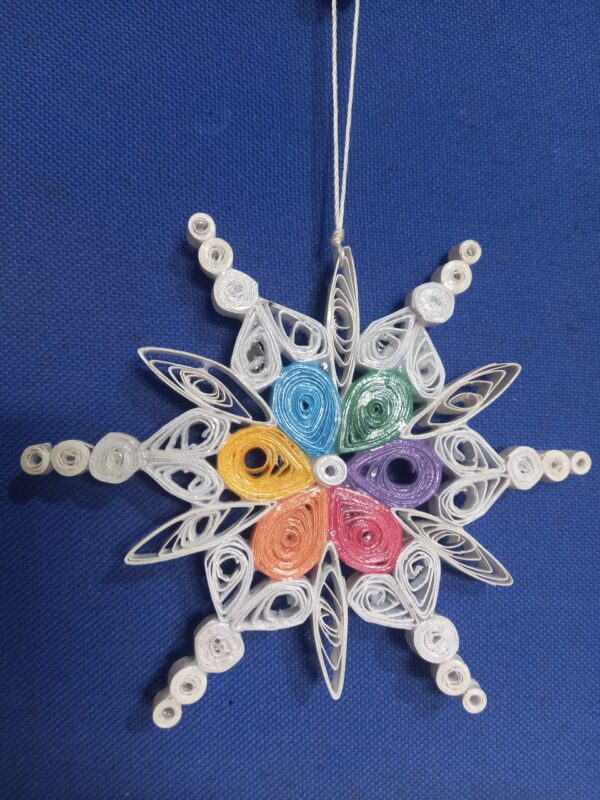 Rainbow Snowflake