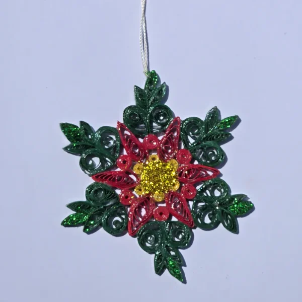 Green snowflake